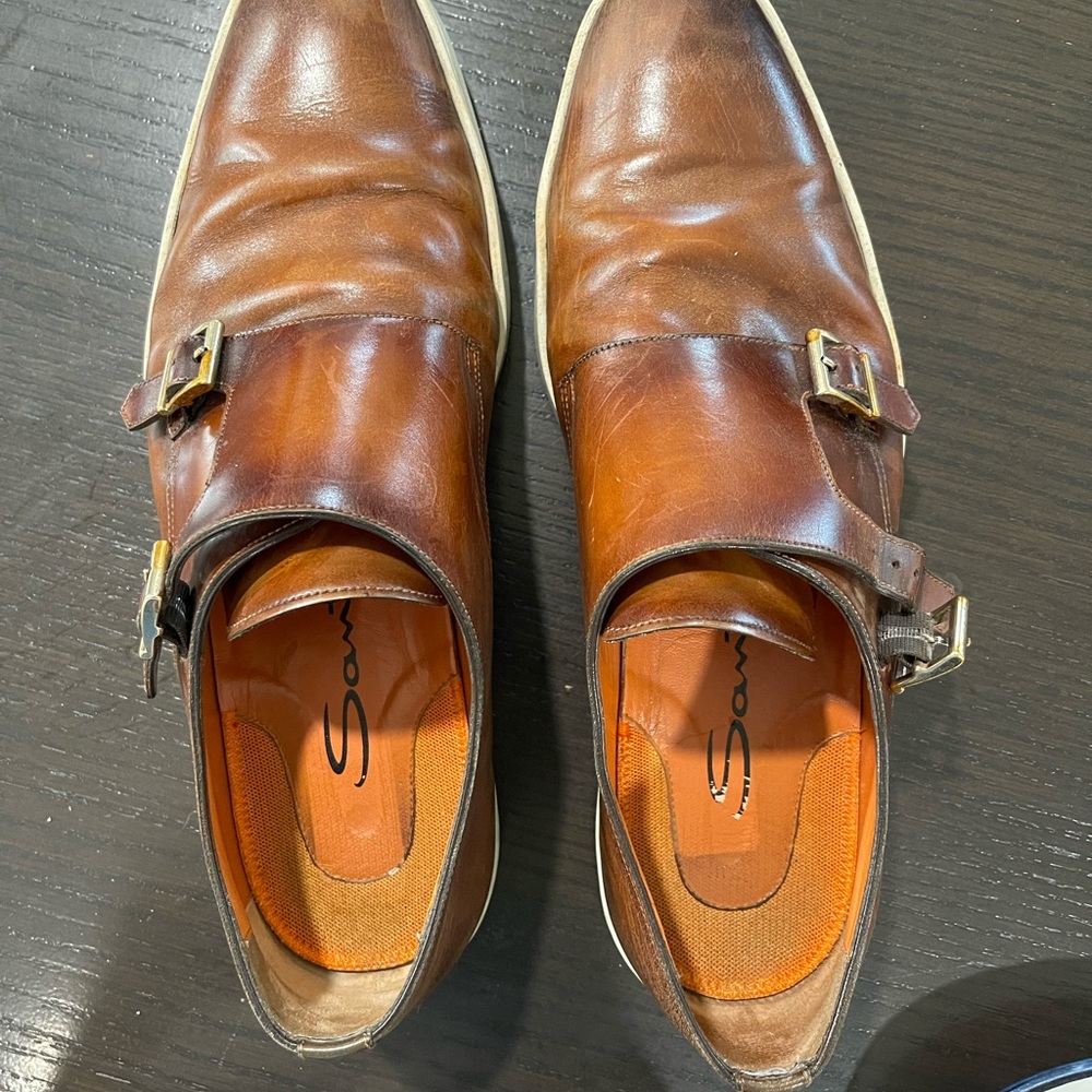 Santoni dress sneaker/ loafers size 12